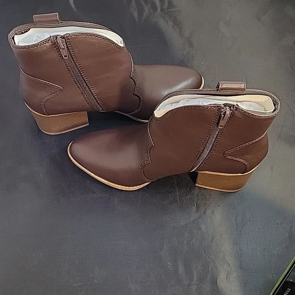 BRAND NEW SONOMA GOODS FOR LIFE ® SAN JUAN WOMEN'S WESTERN ANKLE BOOTS - Picture 13 of 14